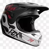 摩托车头盔福克斯赛车面罩-摩托车头盔