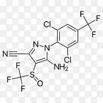 利多卡因氟虫腈化学配方分子化合物杀虫剂