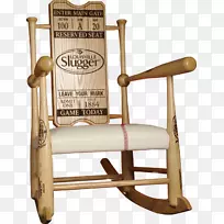 椅子圣路易红衣主教桌棒球球棒-椅子