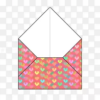 折纸三角包络面积图案-三角形