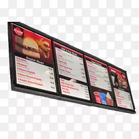 展示广告品牌显示设备多媒体菜单板