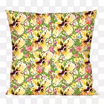 投掷枕头花卉设计纺织品设计