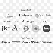 品牌琼斯诺尔斯里奇纽约标志字体-创意生日派对