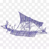布列甘丁大船，帆船，船