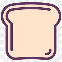 平底面包，奶油面包，面包店，切片面包