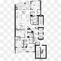 平面图建筑房屋共管公寓楼