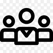 电脑图标剪辑艺术-团队合作图标