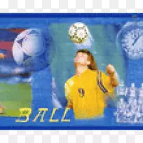 赛尼法绘画运动文字海报-足球男孩