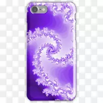 手机配件手机iPhone-紫色气泡