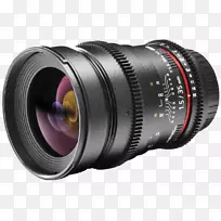 佳能x透镜安装三阳35 mm f1.4作为umc广角镜头焦距.照相机镜头
