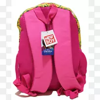 粉红色mrtv粉色学校背包