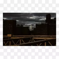 纽约市天际线城市景观摩天大楼-照片