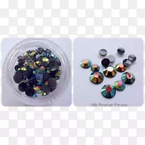 仿宝石和人造宝石珠光体塑料瓷.莱茵石