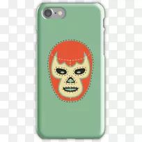 手机配件iPhone7ArtOnePlus 6水彩画-lucha libre