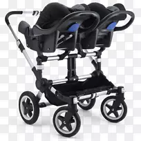 婴儿运输婴儿和蹒跚学步的汽车座椅bugaboo国际bugaboo驴子双胞胎