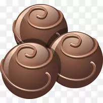 巧克力棒热巧克力松露夹艺术-巧克力