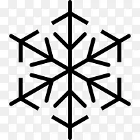 雪花电脑图标符号冻结-雪花