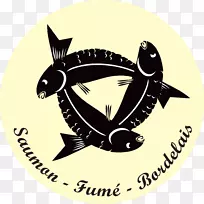 桑蒙富美博代莱标签胭脂标签德高瑞特标志熏鲑鱼