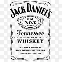 杰克·丹尼尔的黑麦威士忌标志-杰克·丹尼尔斯