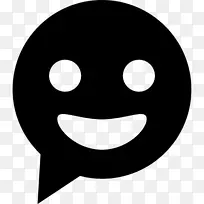 计算机图标笑脸在线聊天符号-笑脸
