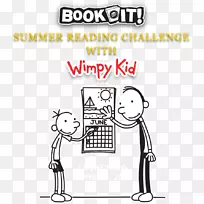 暑期阅读挑战书儿童图书馆-书