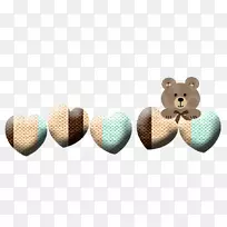 婴儿熊，婴儿淋浴，儿童剪贴画-熊边界