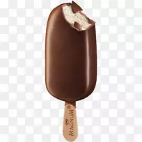 雪糕巧克力布朗尼白巧克力玉兰花-冰淇淋