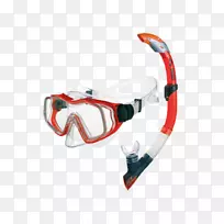 潜水和浮潜面具游泳充气Tyr运动公司。水肺套式游泳