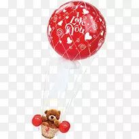 气球比斯特情人节礼物氦-帕迪日2019年