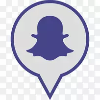 电脑图标社交媒体标志Snapchat表情符号-社交媒体