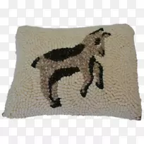 Beekman 1802抛枕头垫Parris家羊毛工场-小山羊