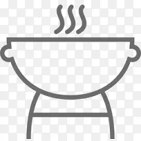 烧烤烹饪食品计算机图标.烹饪符号