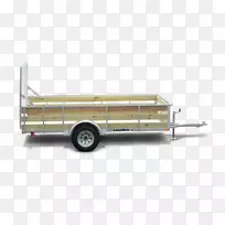 拖车木卡车床身零件框架.木材
