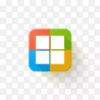 标志品牌微软-图标微软