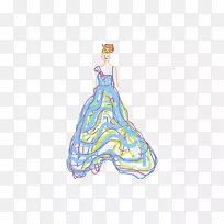 服装设计礼服-连衣裙素描
