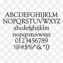 开源Unicode字体复古风格字体设计