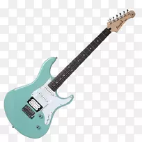 吉他放大器雅马哈太平洋雅马哈电吉他模型-蓝色吉他