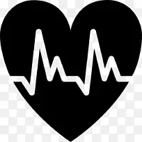 心脏病学医学心脏夹艺术-心脏