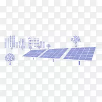 太阳能采光太阳能电池板屋顶太阳能农场
