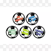 Amazon.com贴纸足球收藏文具-足球儿童