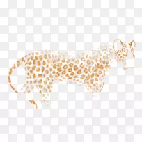 长颈鹿猫身珠宝字体长颈鹿