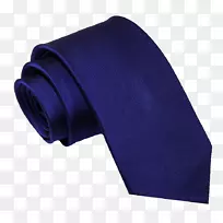 领带钴蓝皇家蓝色丝绸-蓝色丝绸