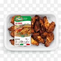 炸鸡水牛翼鸡作为食物肉炸鸡