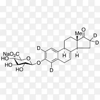 咖啡酸葡萄糖苷甾体-硫酸钠