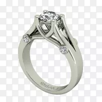 结婚戒指银订婚戒指珠宝戒指