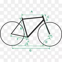 西内利自行车架自行车-交叉固定齿轮自行车-自行车