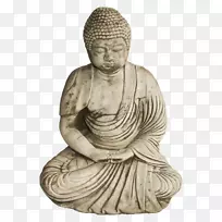 站佛坐佛从甘达拉雕像古典雕塑-佛陀手