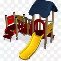 游乐场滑梯塑料玩具桥-玩具