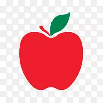 学龄前幼儿园苹果幼儿教育剪贴画-苹果