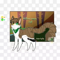 胡须猫马卡通猫